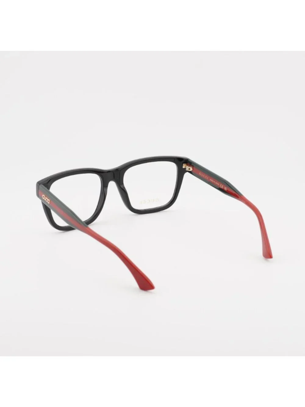 Gucci GG1870O 005 Eyeglasses Black/Red 56mm Square Frame